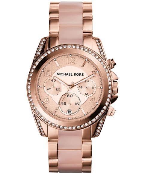 michael kors womens watch with red flower